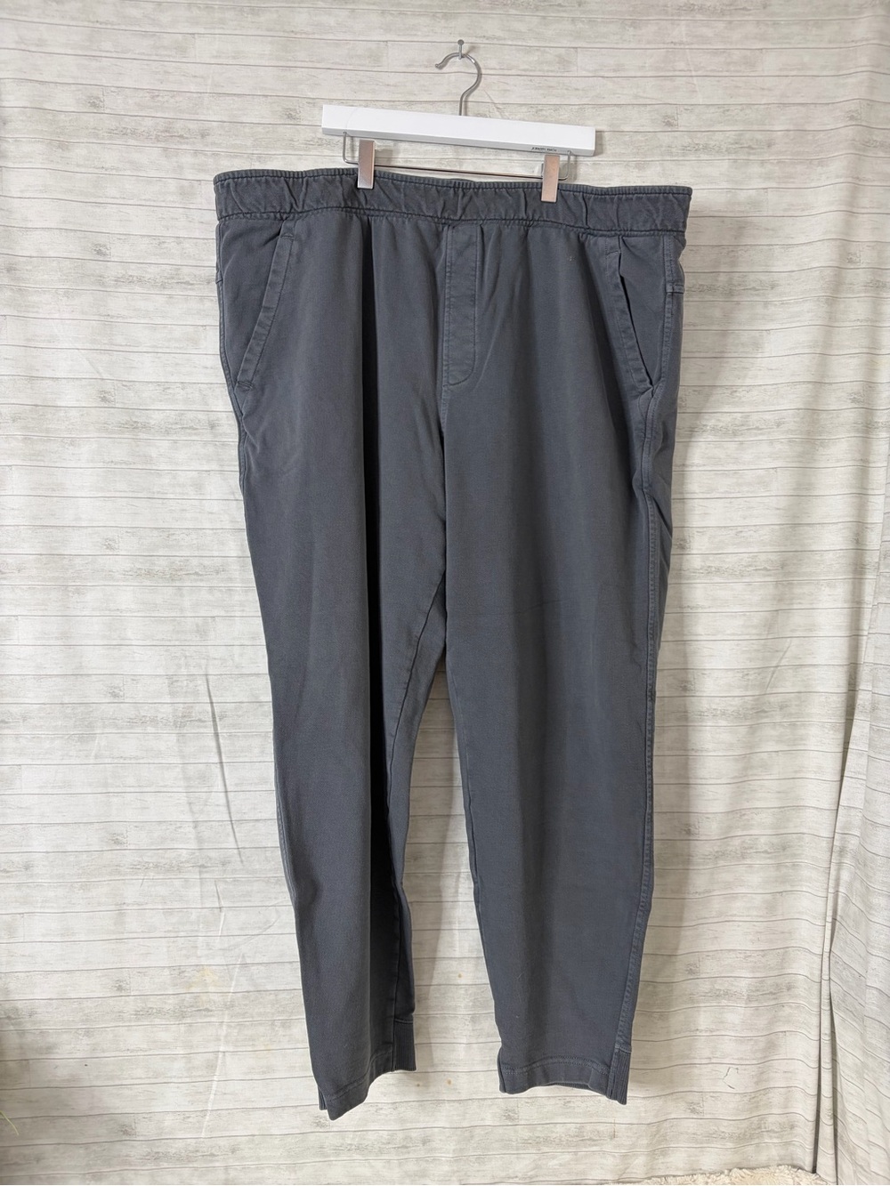 Men's Elastic-Waist Chino Pants - Slate Gray(A264)